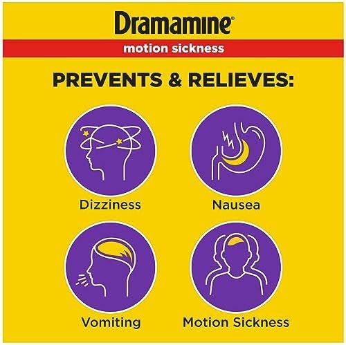 Dramamine Motion Sickness Less Drowsy, for Nausea Relief During Travel, 16 Count - Image 3