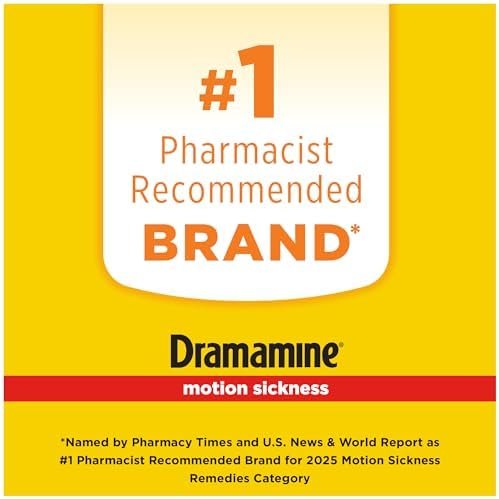 Dramamine Motion Sickness Less Drowsy, for Nausea Relief During Travel, 16 Count - Image 5