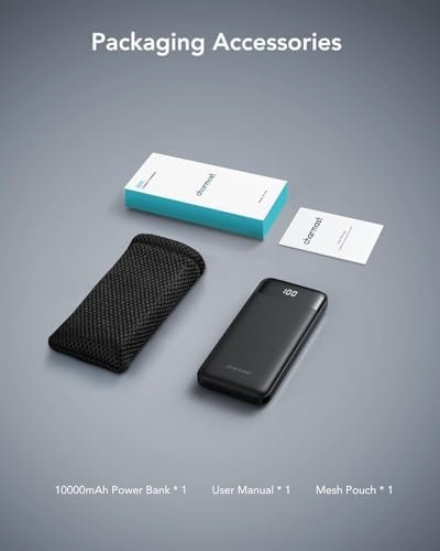 charmast 10000mAh Portable Charger,Built-in 4 Cables,6 Outputs/3 Inputs,3A Fast Charging,Compatible with iPhone,iPad,Samsung,Pixel,LG - Image 8