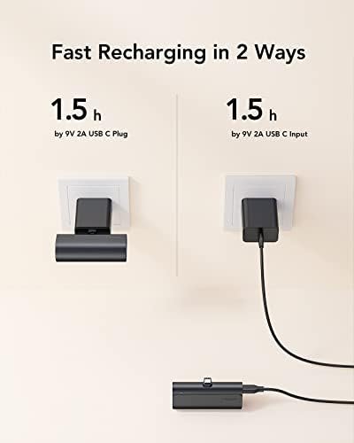 VEGER 2 Packs of Small USB C Portable Chargers, 5000mAh Power Bank Fast Charge Travel Essentials Battery Pack Compatible for iPhone 17/Air/17 Pro/17 Pro Max, Samsung Galaxy S25/S24/Android - Image 8
