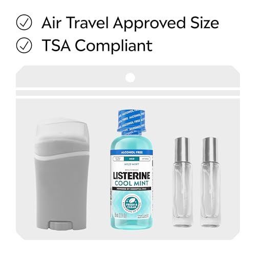 Listerine Cool Mint Alcohol-Free Mild Mouthwash, Oral Rinse Kills 99.9% of Germs that Cause Bad Breath, Less Intense Taste, Mild Mint Flavor, 3.2 fl. oz - Image 6