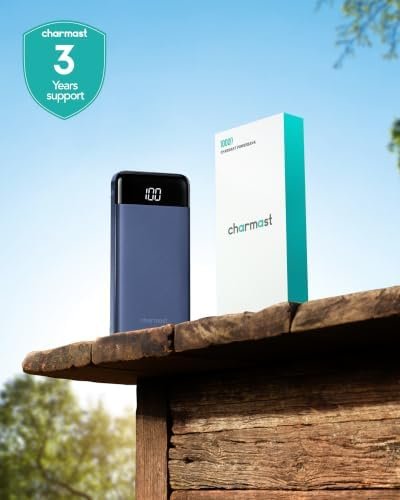 charmast 10000mAh Portable Charger,Built-in 4 Cables,6 Outputs/3 Inputs,3A Fast Charging,Compatible with iPhone,iPad,Samsung,Pixel,LG - Image 9