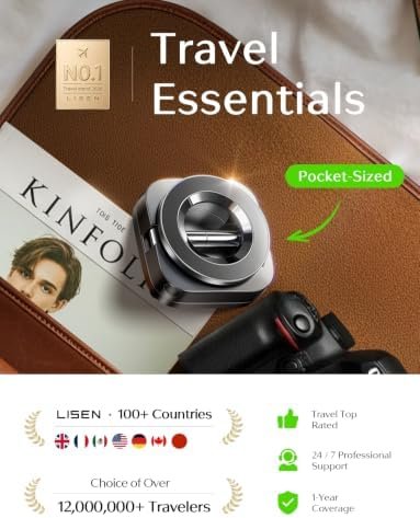 LISEN Airplane Travel Essentials for Women Men Magnetic Phone Holder for Desk Phone Mount for Kitchen Utensils Cook's Tool Sets Cruise Essentials 2026 Travel Accessories Flying Long Flight Gadgets - Image 3