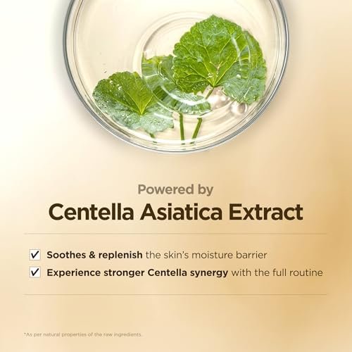 SKIN1004 Centella Travel Kit, Korean Skin Care Set with Toner, Moisturiser, Serum, Cleansing Oil & Cleanser, Travel Size Set with Madagascar Centella, Sensitive Skin, Perfect for Travel Beauty & Gifts - Image 3