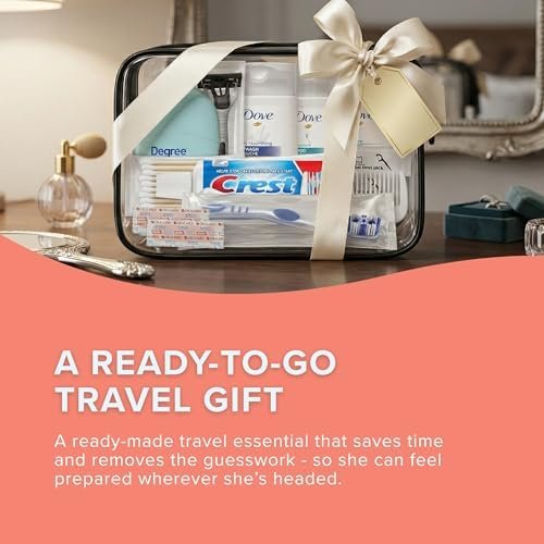 12 Piece Women’s Travel Essentials with Clear Toiletry Bag for Women, Airplane Essentials, Travel Shampoo and Conditioner, Vacation Essentials - Image 7