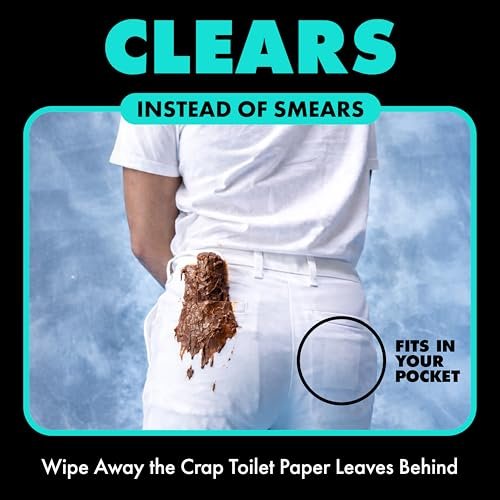 DUDE Wipes Mint Chill Pocket Packs - Travel Wipes - 6 Packs of 8 (48 Count) - On-The-Go Adult Flushable Wipes - Infused with Tea Tree Oil, Vitamin E, and Aloe - Septic and Sewer Safe - Image 6