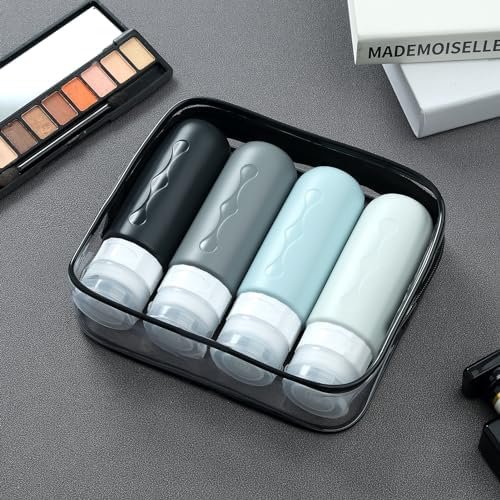 Gemice Travel Bottles for Toiletries, Tsa Approved, Travel Size Containers, BPA Free Leak Proof Tubs Refillable Liquid Accessories for Cometic Shampoo and Lotion Soap - Image 2
