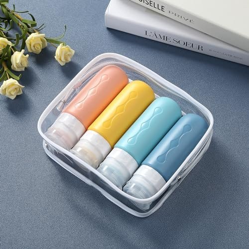 Gemice Travel Bottles for Toiletries, Tsa Approved, Travel Size Containers, BPA Free Leak Proof Tubs Refillable Liquid Accessories for Cometic Shampoo and Lotion Soap - Image 6