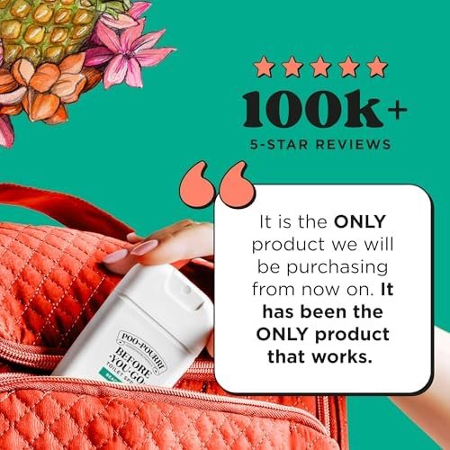 Poo-Pourri Before-You-Go Pocket Toilet Spray, Travel Essentials, Beach Bum, 1 Fl Oz, Up to 50 Uses, On-The-Go Bathroom Odor Deodorizer with Essential Oils, TSA Approved Size, Coconut Orchid Scent - Image 3