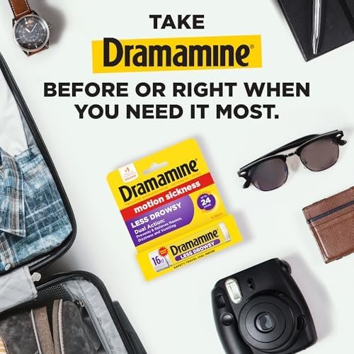Dramamine Motion Sickness Less Drowsy, for Nausea Relief During Travel, 16 Count - Image 4