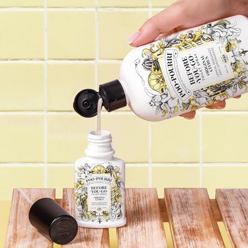 Poo-Pourri Before-You-Go Pocket Toilet Spray, Travel Essentials, Beach Bum, 1 Fl Oz, Up to 50 Uses, On-The-Go Bathroom Odor Deodorizer with Essential Oils, TSA Approved Size, Coconut Orchid Scent - Image 10